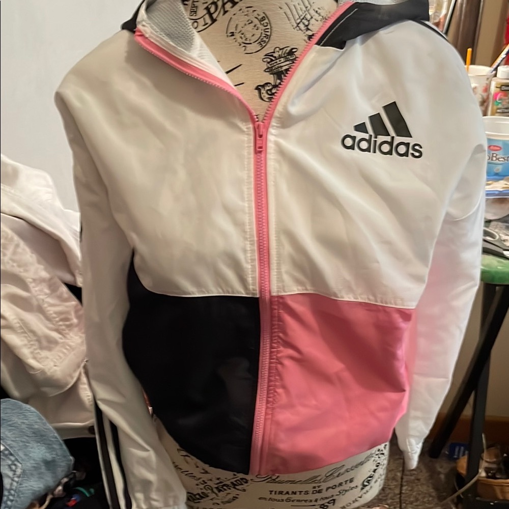 Adidas Colorblock Windbreaker Jacket